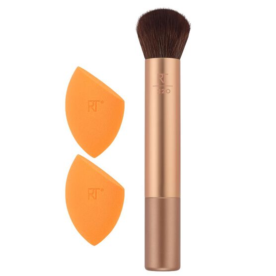 KIT DE PINCEL COM GLITTER E ESPONJA REAL TECHNIQUES GLITTER ALL THE WAY